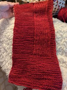 Knitting project for Mother's Day, take 2.