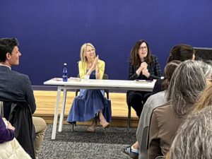 The author Marcia Bradley!